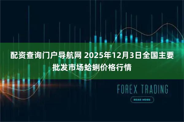 配资查询门户导航网 2025年12月3日全国主要批发市场蛤蜊价格行情